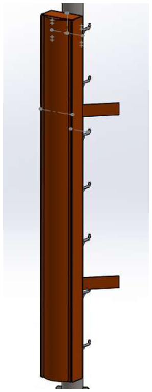 ASCDHN · Slot de cavidade para transmissão de TV digital VHF