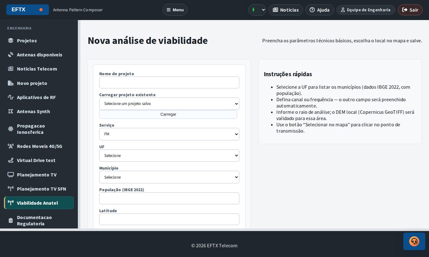 Nova análise de viabilidade